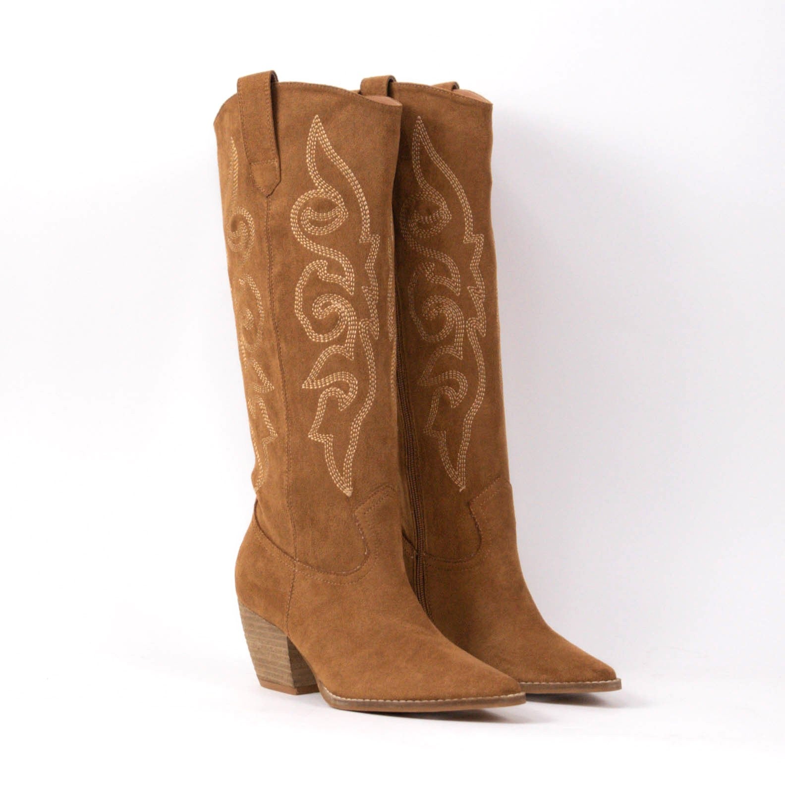 One Day Western Suede Boots