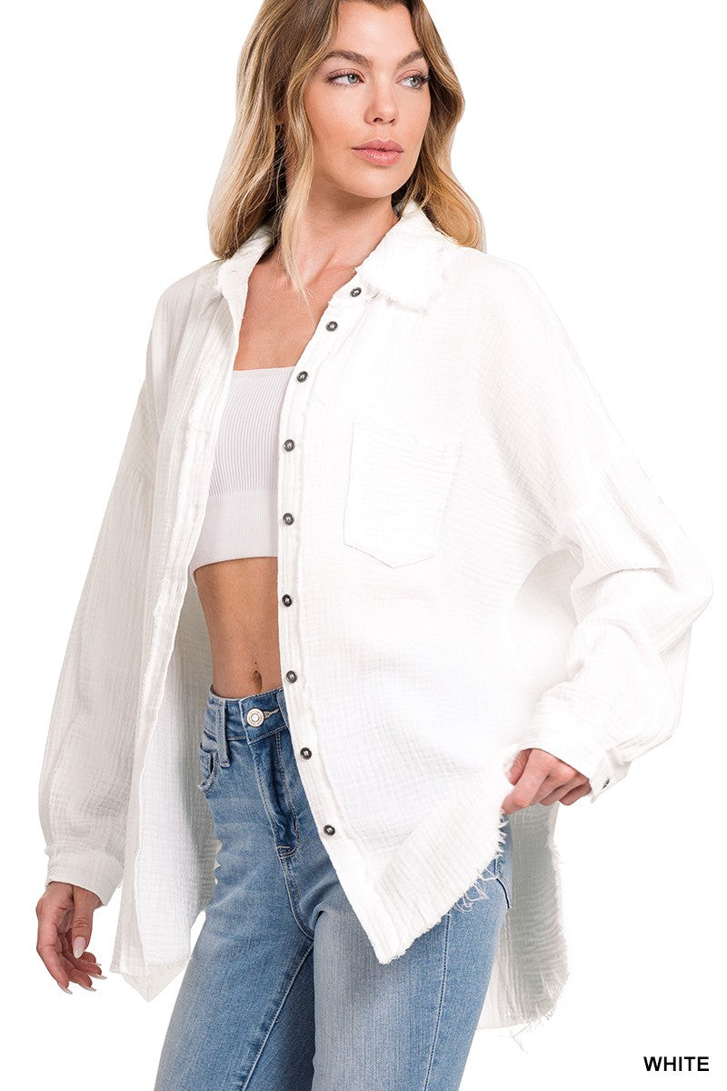 A Little Love Button Down Top