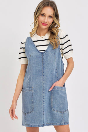 Completely In Love Denim Dress