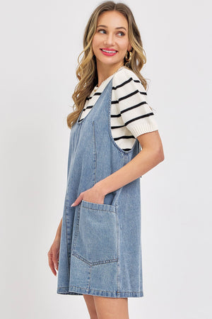 Completely In Love Denim Dress