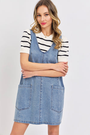 Completely In Love Denim Dress