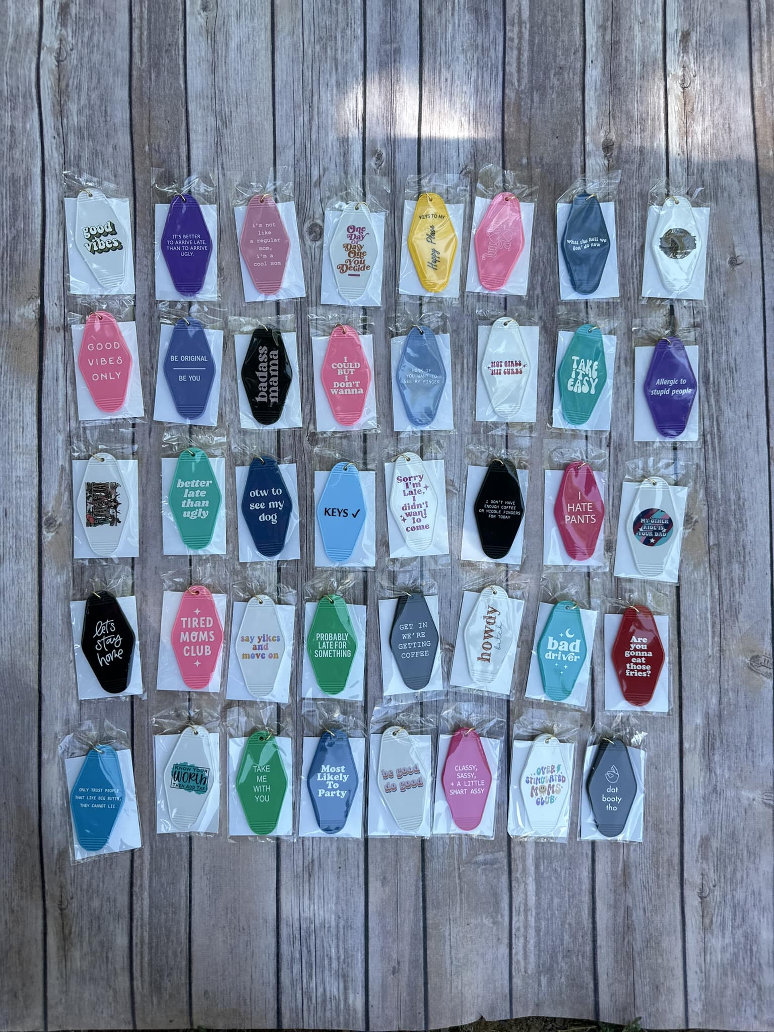 Vintage Hotel Keychains