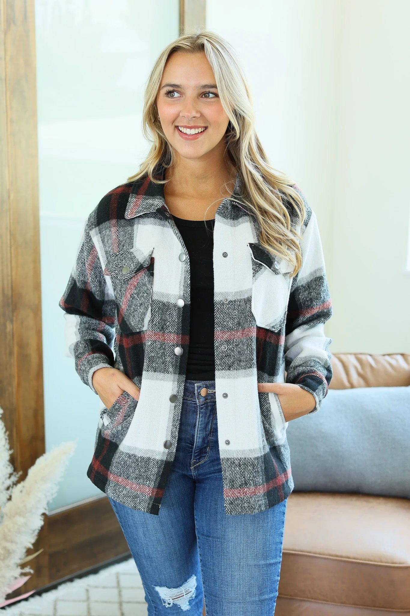 Nobody Like You Plaid Shacket