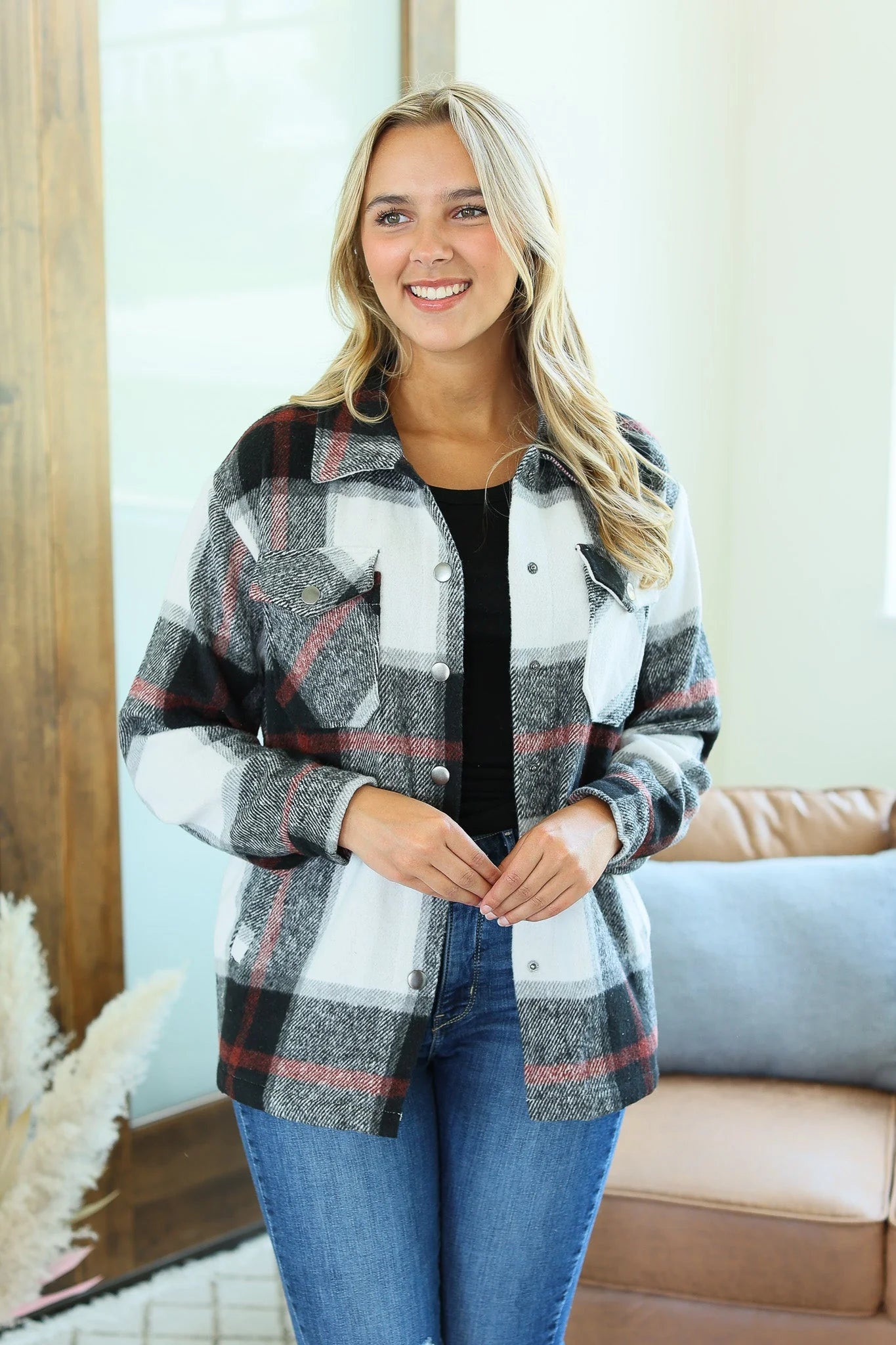 Nobody Like You Plaid Shacket