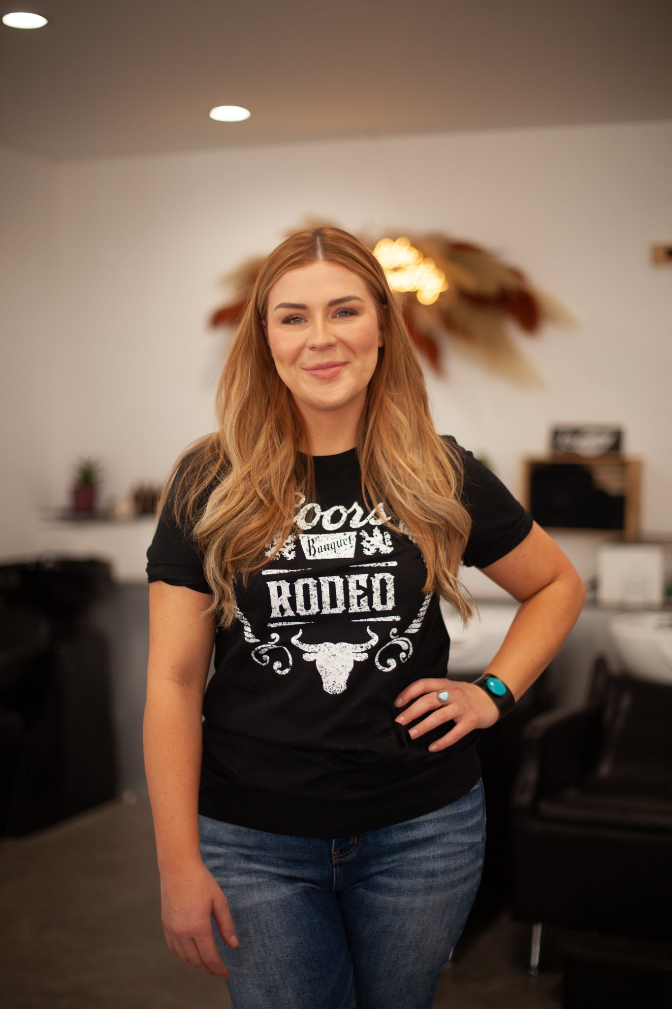 Coors Rodeo Black Graphic Tee