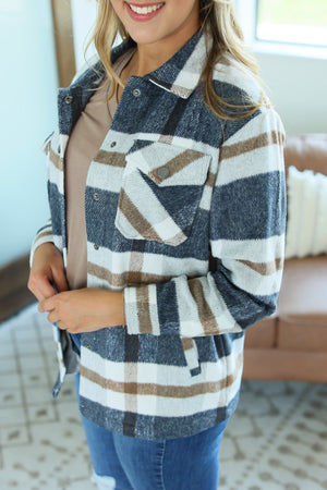 Nobody Like You Plaid Shacket