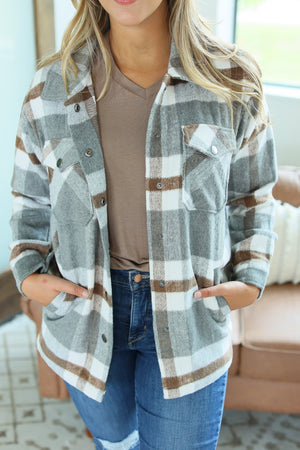 Nobody Like You Plaid Shacket