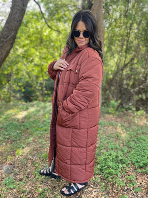 PREORDER: Wrap Me Up Full Length Puffer Jacket