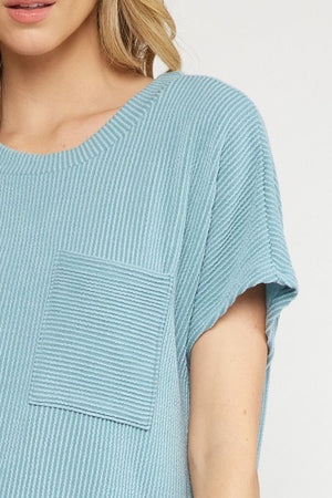 One Of Us Ribbed T-shirt Dress
