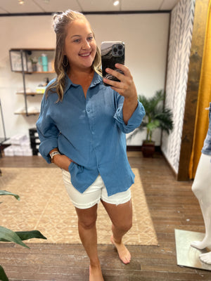 A Little Love Button Down Top
