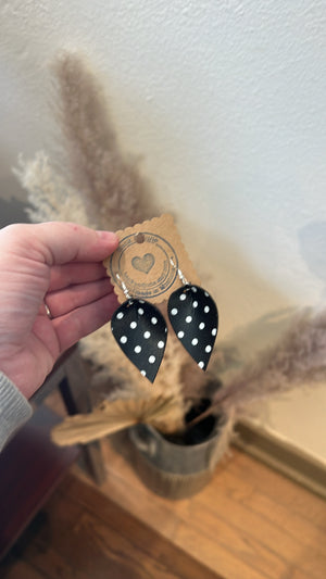 Locally Made Leather Earrings