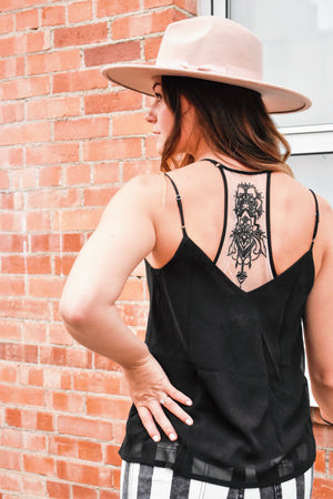 Tattoo Back Mesh Bralette - Whiskey & Lace Clothing Boutique